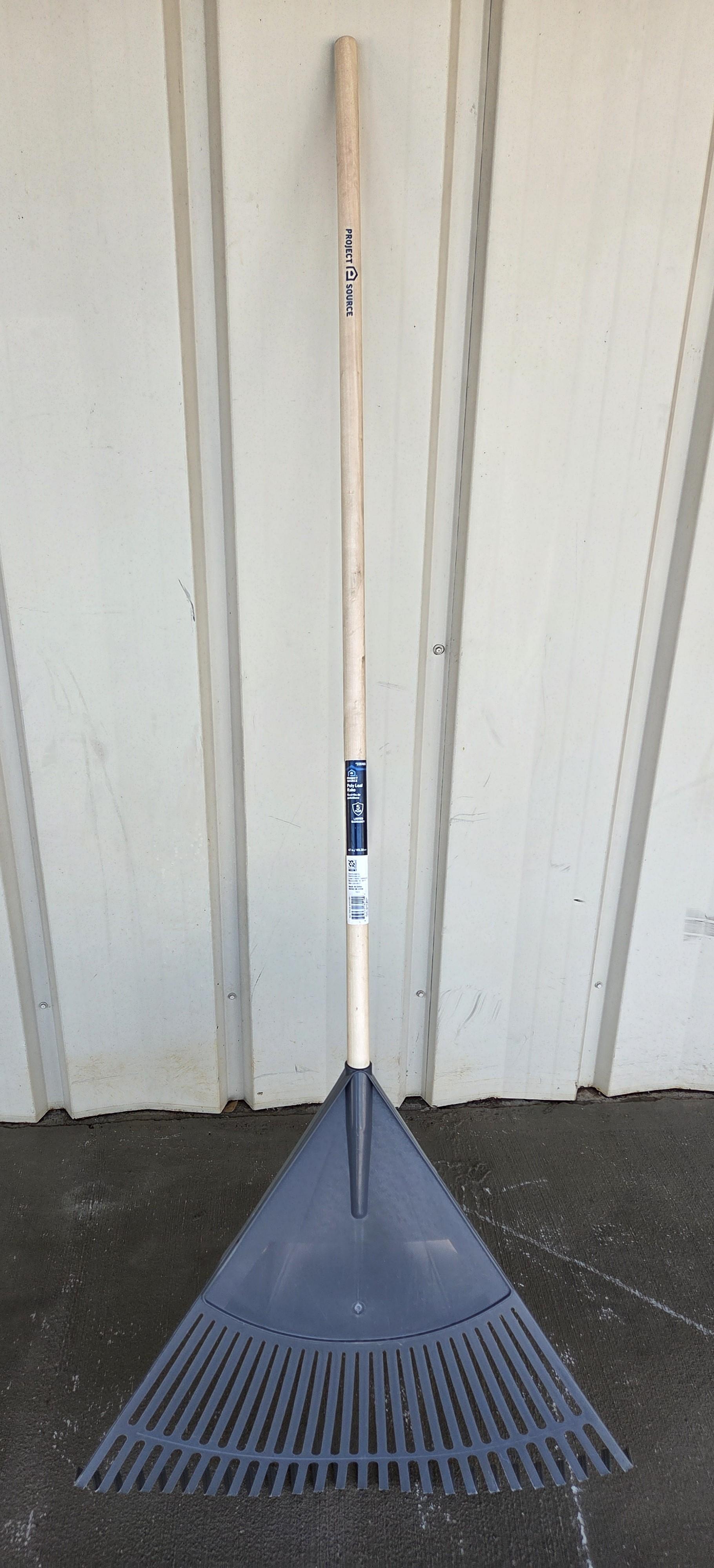 Project Source Poly Leaf Rake 47 Inch.