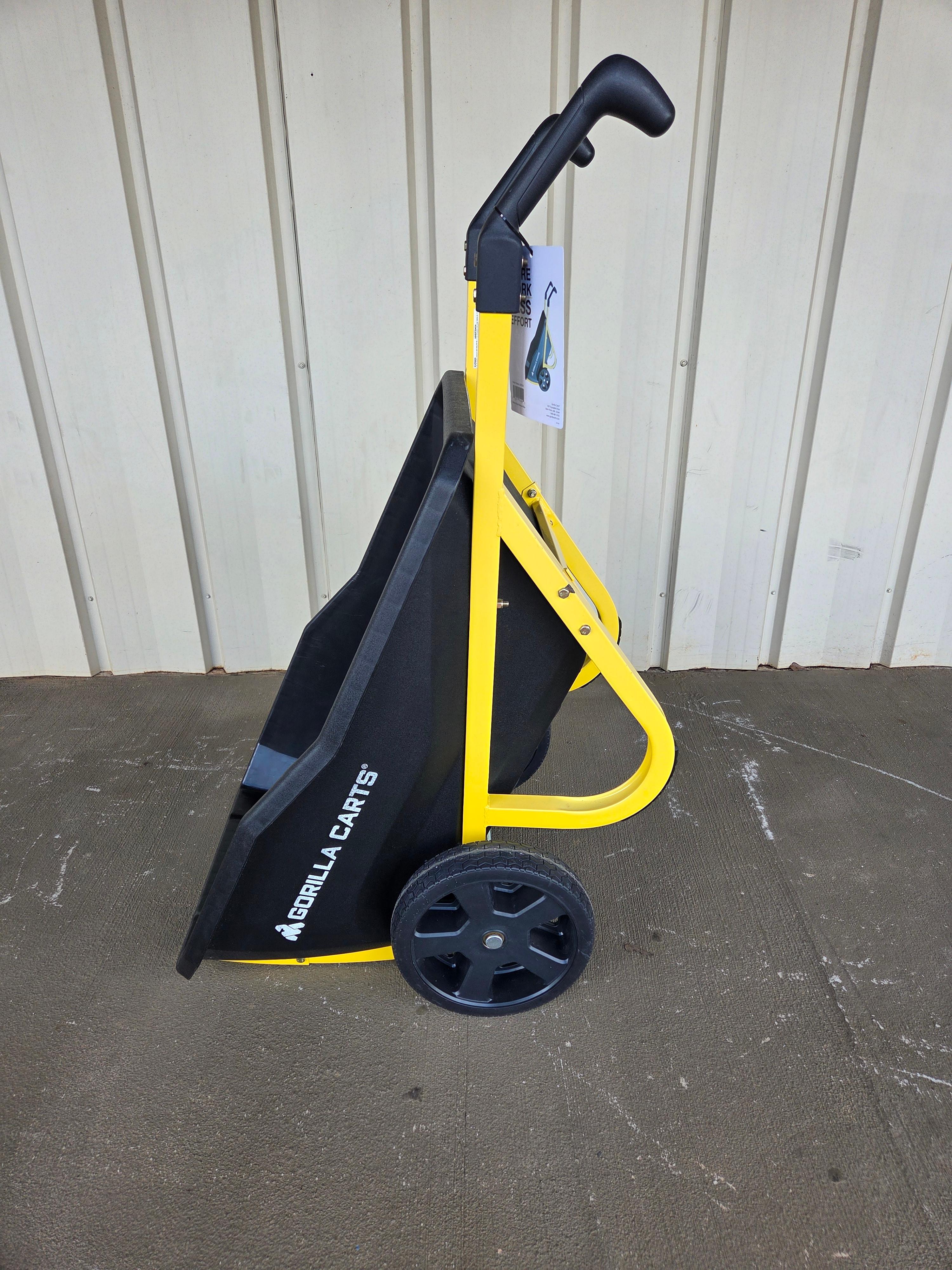 Gorilla Cart Evolution Yard Cart 7 CU. FT Easy Dump Flat Free Wheels