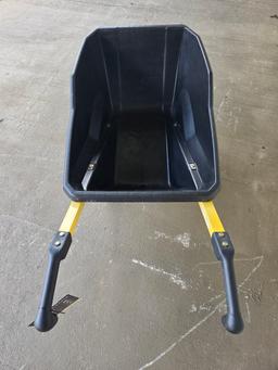 Gorilla Cart Evolution Yard Cart 7 CU. FT Easy Dump Flat Free Wheels