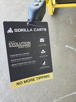 Gorilla Cart Evolution Yard Cart 7 CU. FT Easy Dump Flat Free Wheels