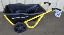 Gorilla Cart Evolution Yard Cart 7 CU. FT Easy Dump Flat Free Wheels