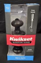 Kwikset Juno Venetian Bronze Signature Series Bed and Bath