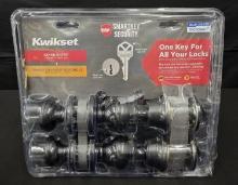 Kwikset Smartkey Security 2 Dead Bolts and 2 Locking Door Knobs