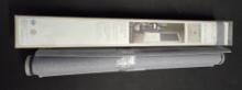 Allen + Roth 23-Inches x 72-Inches Gray Room Darkening Cordless Roller shade New