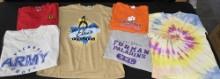 Lof of 6 Miscellaneous Vintage Shirts Various Sizes