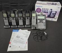 Panasonic Bluetooth Cordless Phones 5 Handsets and bases.  KX-TG785