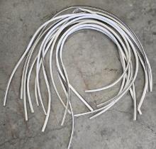 Lot of 10 1"x 81" Vinyl Weather Stripping Replacements