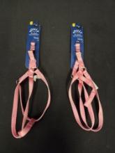Lot of 2 Youly Pink Small The Classic Step In Dog Harness