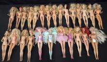 Lot 26 Barbies Barbie Dolls Naked Nude