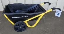 Gorilla Cart Evolution Yard Cart 7 CU. FT Easy Dump Flat Free Wheels