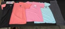 Lot of 3 South Carolina Shirts and 2 Cloth Capri Pants
