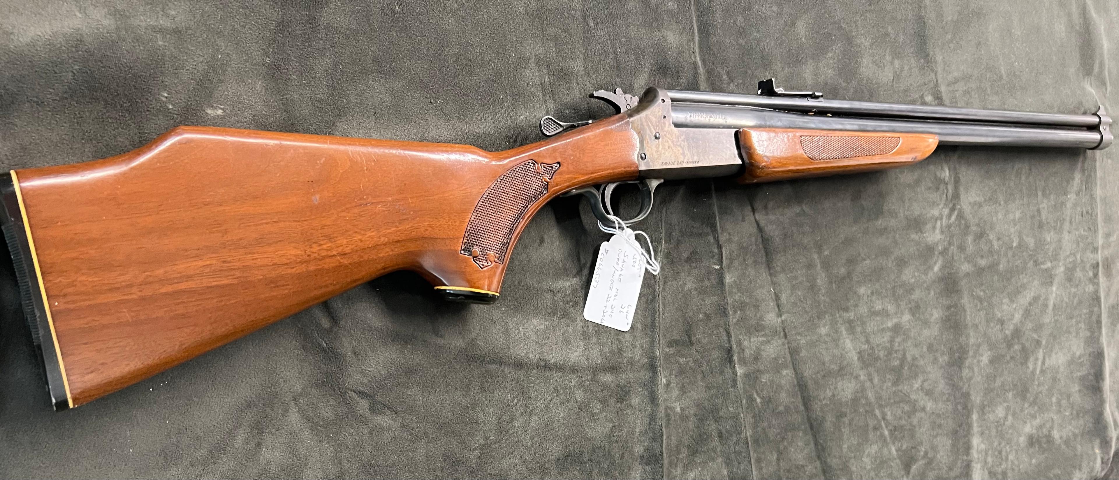 SAVAGE MDL. 240, OVER/UNDER, 20 CA. & 20 GA.