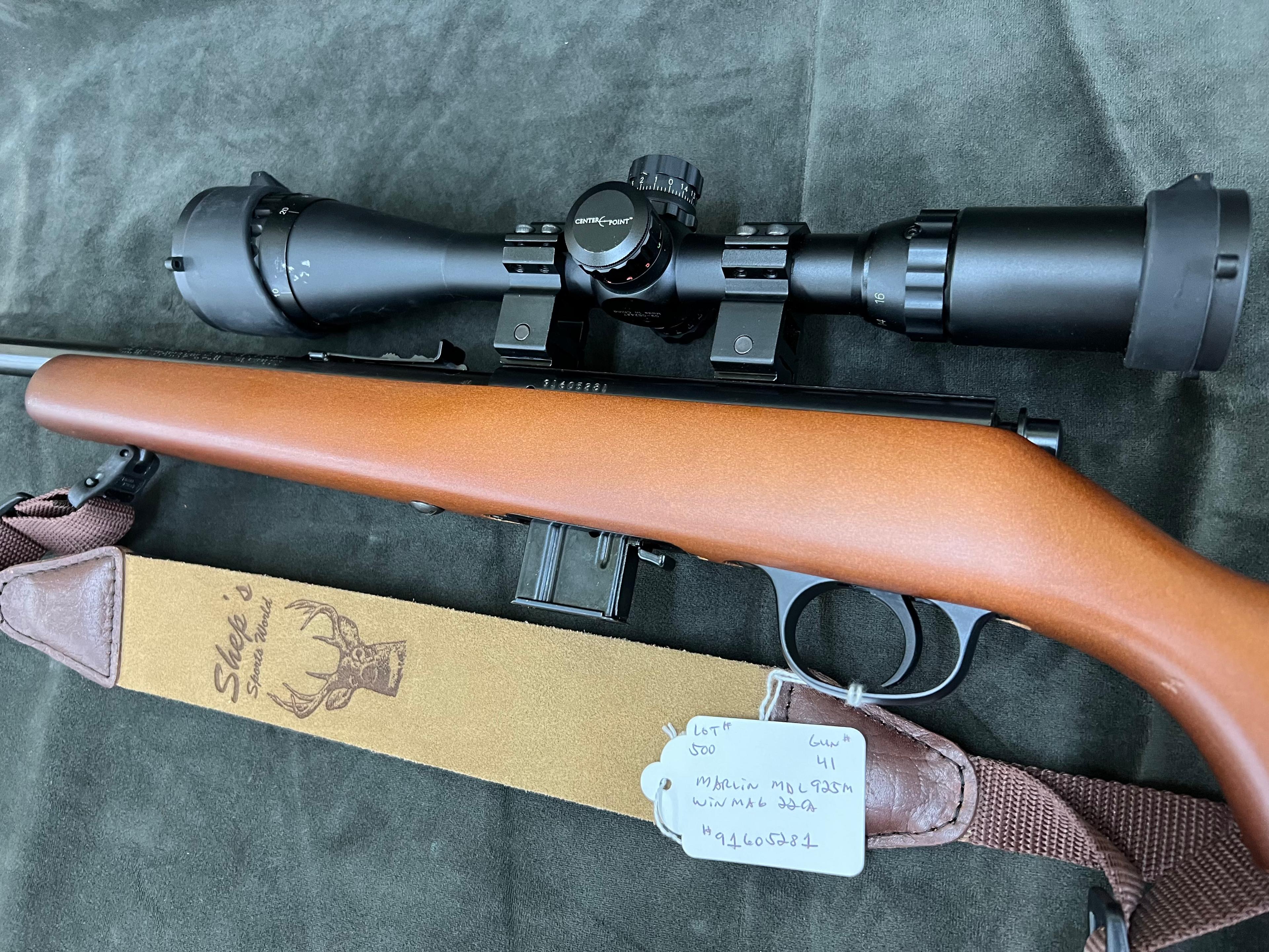 MARLIN MDL. 925M, WIN MAG, 22 CA.