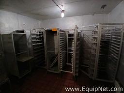 Lot of Twelve Steel Carts