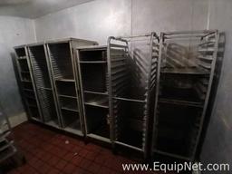 Lot of Twelve Steel Carts