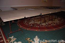 Lot of Five Foldable Tables