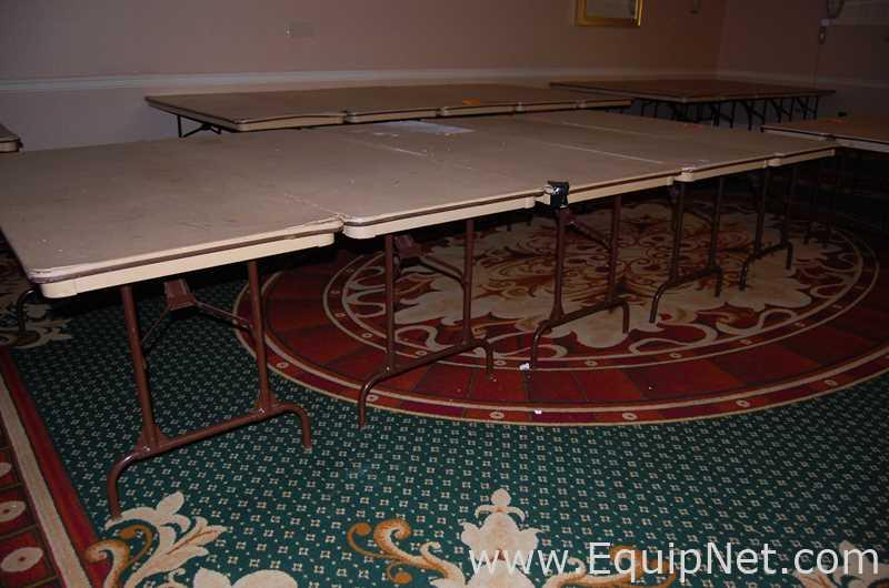 Lot of Five Foldable Tables