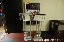 Lot of Four Menu Stands and One Sign