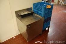 Lot of Mobil Prep Table/Sink with Glasses