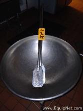 Lot of One Steel Bowl and Two Metal Spatulas