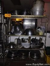 Lot of Assorted Stainless Steel Kitchenware