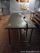 Steel Kitchen Table Includes Can Opener