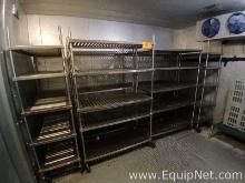 Lot of Eight Steel Racks