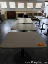 Lot of Four Breakroom Tables