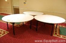 Lot of Three Round Tables