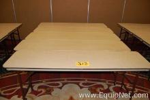 Lot of Five Foldable Tables