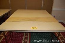 Lot of Five Foldable Tables