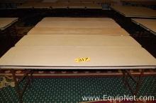Lot of Five Foldable Tables