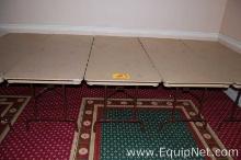 Lot of Five Foldable Tables