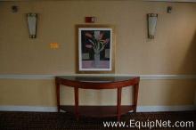 Lot of Hallway Tables, Mirrors, Artwork Pieces and Wall Fixture Lights