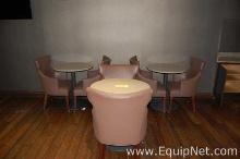 Lot of Three Tables and Six Chairs