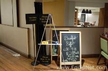 Lot of Eight Restaurant Signs