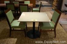 Lot of One Table and Two Chairs
