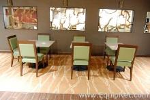 Lot of Three Tables and Seven Chairs
