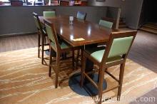 Lot of One Table and Six Chairs