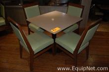 Lot of One Table and Four Chairs