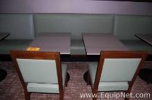 Lot of Two Tables, Two Chairs, and One Bench