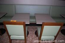 Lot of Two Tables, Two Chairs, and One Bench