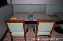 Lot of Two Tables, Two Chairs, and One Bench