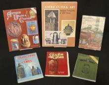 6 Reference Books on Antiques, Collectibles, and Americana