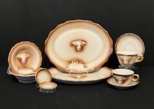 Rare Syracuse Western Ware, Two Each:  Oval Plates, Dessert Bowls, Saucers, Teacups & Butter Dishes