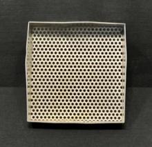 Square 9" Metal Basket with Mesh Holes