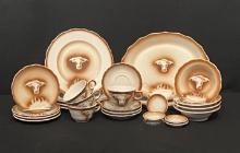 Rare Syracuse Western Ware:  Dinner, Dessert, Salad Plates, Bowls, Saucers,  Butter Dishes & Teac...