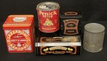 Assorted Vintage Kitchen Tins