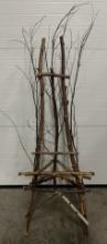 Rustic Real Tree Branch Wooden Easel