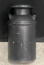 Oatman Brothers Sandwich, IL Advertising Milk Can